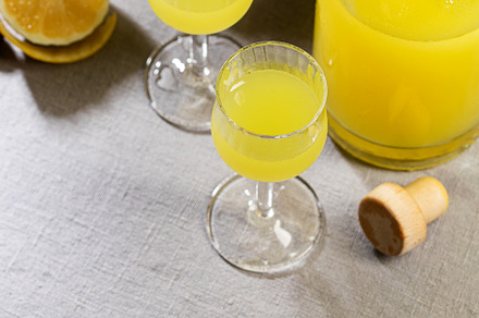 Limoncello, traditional Italian liqueur