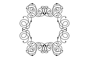 Line curl frame.