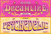 Stuner – Psychedelic Font, a Serif Font by Burntilldead (Thumbnail 5 of 12)