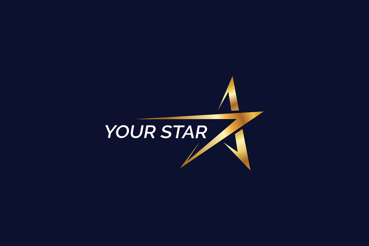 Abstract Star Gold Logo Concept, a Branding & Logo Template by Signatoro (Photo 1 of 3)
