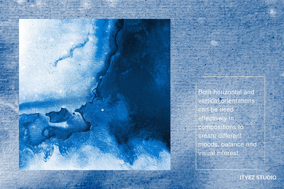Blue Abstract Modern Artwork, a Texture Illustration by Ityez Studio (Photo 4 of 12)