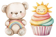 Pastel Baby Clipart, a Seasonal Illustration by CitraGraphics (Thumbnail 6 of 6)