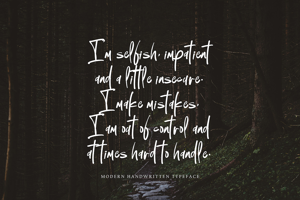 Ethan Jameson, a Handwritten Font by HaKi Studio (Photo 2 of 5)