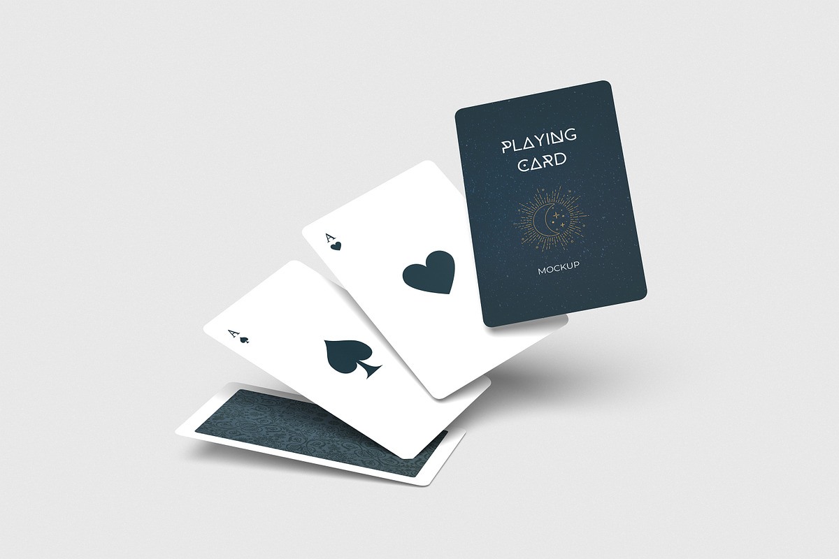 Playing Cards Mockup, an Advertising Mockup by Twins_studio926 (Photo 5 of 5)