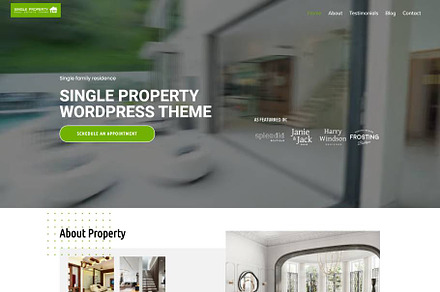 Single Property WordPress Theme, a WordPress Template by Your Theme Shop