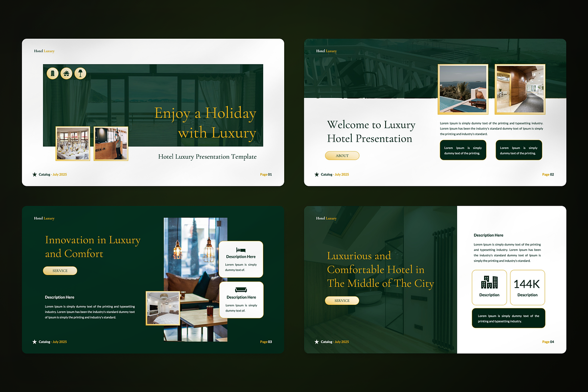 Hotel Luxury Keynote, a Presentation Template by SquidPixey (Photo 2 of 7)