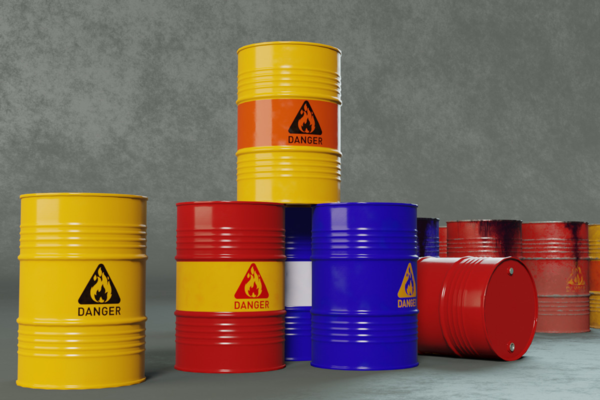 Barrel set, an Environmental 3D Model by mockupzz (Photo 3 of 6)