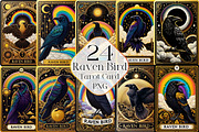 Raven Bird Tarot Card Sublimation, a Work Illustration by Dream Creation (Thumbnail 1 of 4)