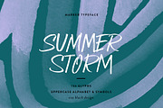 Summer Storm Marker Font, a Font by Eva Black Design (Thumbnail 1 of 3)