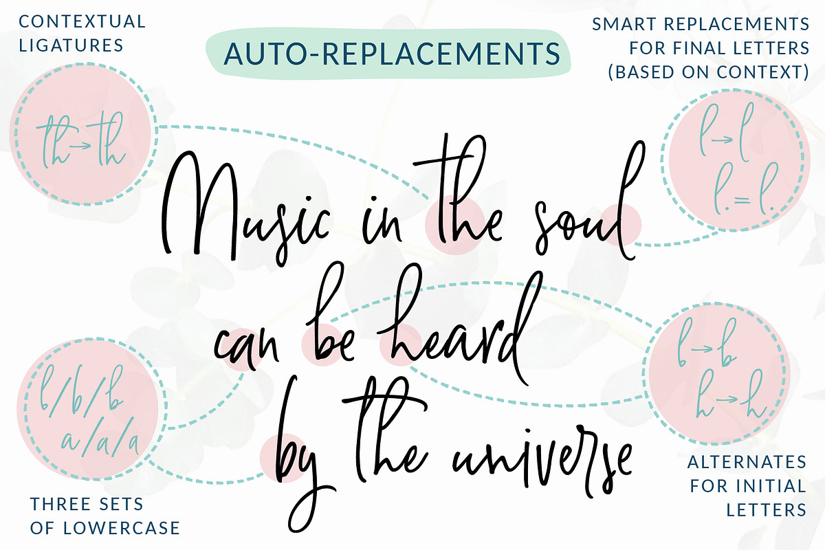 Symply handwritten font preview 4