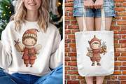 Whimsical Christmas Red Fairy Boy, a Seasonal Illustration by V Design Creator (Thumbnail 8 of 8)