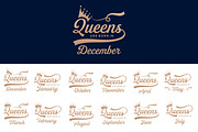 various months are born in design, a Branding & Logo Template by BARONSTD (Thumbnail 3 of 4)