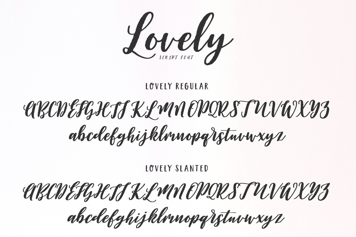Lovely Script DUO preview 8
