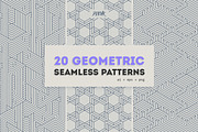 Geometric Seamless Patterns, a Pattern Graphic by dvtchk (Thumbnail 1 of 6)