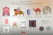 Indian Explorers Elements Bundle, a Decorative Illustration by Artifactory Studios (Thumbnail 5 of 9)