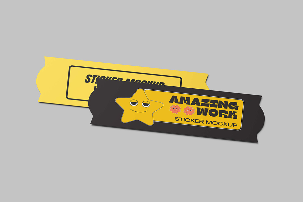 Sticker Mockup, a Household Mockup by seramoe (Photo 4 of 5)