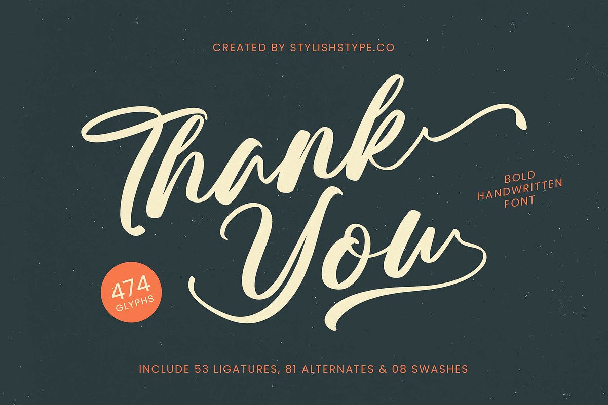 Outhlyn Funtica Bold Handwritten, a Script Font by stylishtype.co (Photo 20 of 20)
