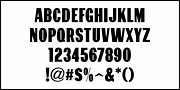 Criminal Trial JNL, a Sans Serif Font by Jeff Levine Fonts (Thumbnail 3 of 5)