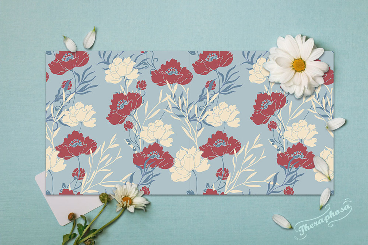 20JPG/EPS Tropical floral pattern, a Pattern Graphic by Theraphosath (Photo 12 of 34)