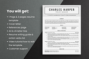 ATS Resume Template Google Docs, a Resume Template by bonadigitals (Thumbnail 4 of 5)