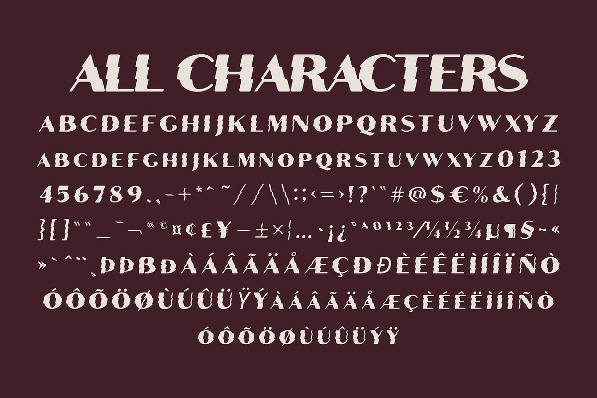 Croco Rippled, a Sans Serif Font by Craft Supply Co. (Photo 8 of 8)