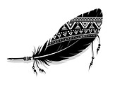 Boho Tribal Feather Bundle, an Illustration by Designs_River (Thumbnail 5 of 31)