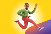 THIS IS LUCAS | 3d character set, a Technology Illustration by As Good As Possible (Thumbnail 8 of 8)