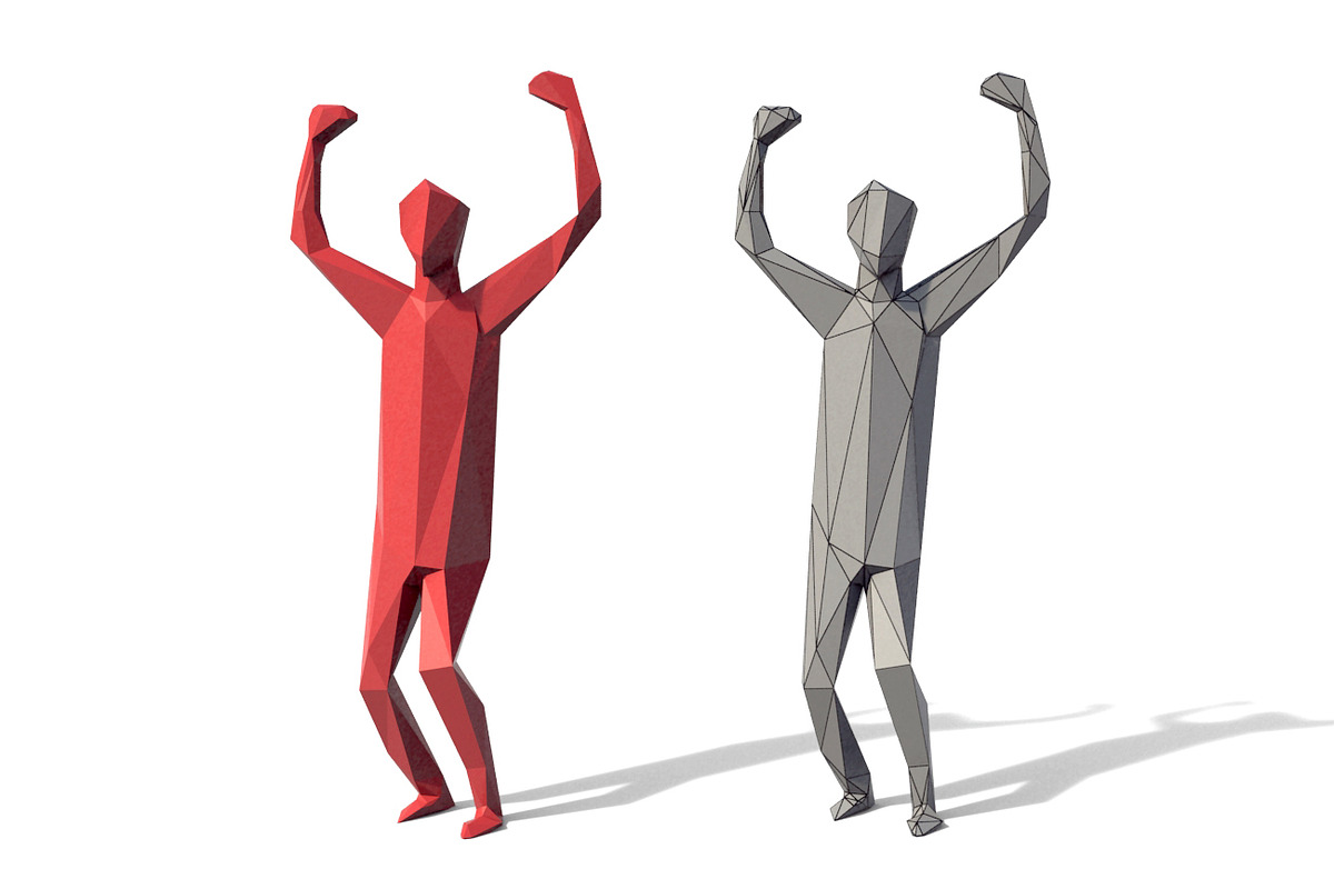 Low Poly Posed People Pack 6, a Characters & Person 3D Model by Tedi Permana (Photo 11 of 12)