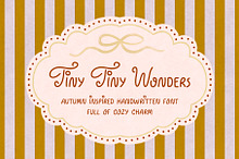 Tiny Wonders Handwritten Font