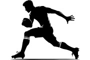 Black Football & Soccer SVG Bundle, an Object Graphic by jahid234 (Thumbnail 2 of 13)