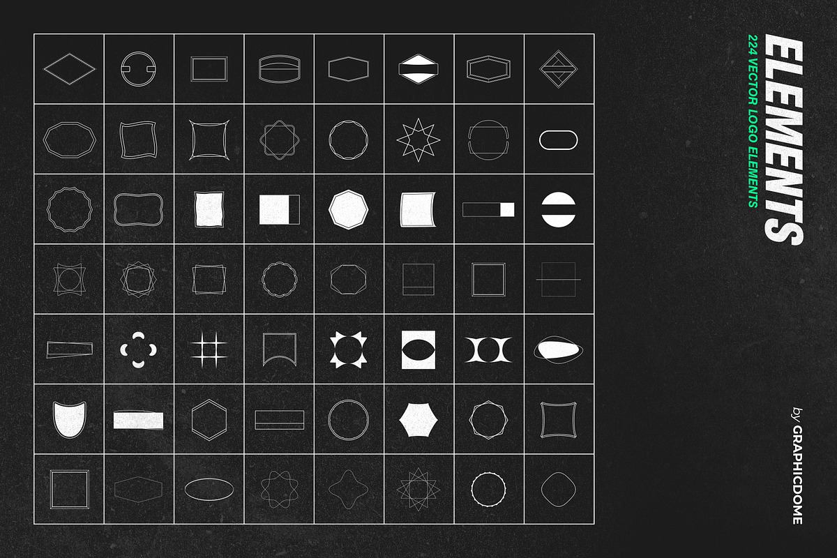 224 Vector Logo Elements - AI & SVG, a Graphic by Graphicdome (Photo 2 of 7)