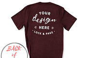 Back Of T-Shirt BC3001 Mockup Bundle, a Shirt Mockup by lock and page (Thumbnail 37 of 88)