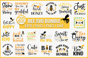 Bee SVG Design Bundle, an Illustration by Crafticy (Thumbnail 1 of 3)