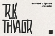 Korvath Sneils Display Font, a Sans Serif Font by Maulana Creative (Thumbnail 9 of 14)