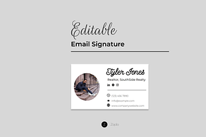 Custom HTML Email Signature Template