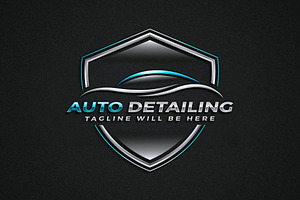 Auto Detailing Logo Design Template