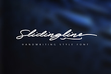 Slidingline Script Typeface