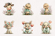 Whimsical Spring Clipart, an Illustration by CreationArt (Thumbnail 6 of 7)