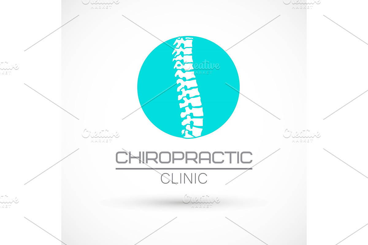 Spine chiropractic logo, an Object Graphic by A.Lila