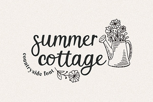 Summer Cottage Farmhouse Font
