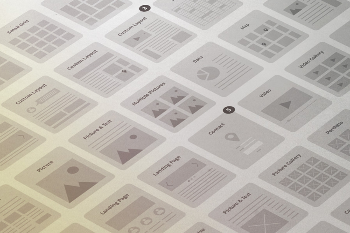 Website Wireframe Kit, a Wireframe Template by Tugcu Design Co. (Photo 1 of 5)