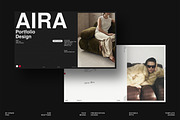 AIRA | Portfolio Design, a Presentation Template by SparkPro (Thumbnail 2 of 11)