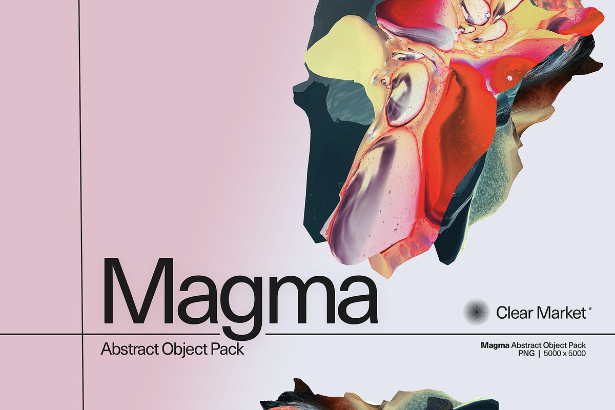Magma - Abstract Object Pack, an Object Graphic by Overland® (Photo 1 of 11)