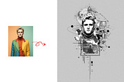 Artistic Watercolor Tattoo Art, an Action Add-On by MRI STUDIO (Thumbnail 16 of 28)