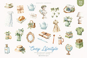 Cozy Lifestyle Collection, a Decorative Illustration by PeDe Designs (Thumbnail 4 of 19)
