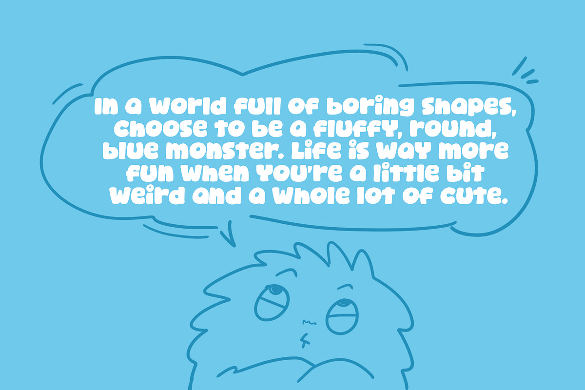 Nowster Cute - Cozy & Display Font, a Handwritten Font by khurasan (Photo 2 of 6)