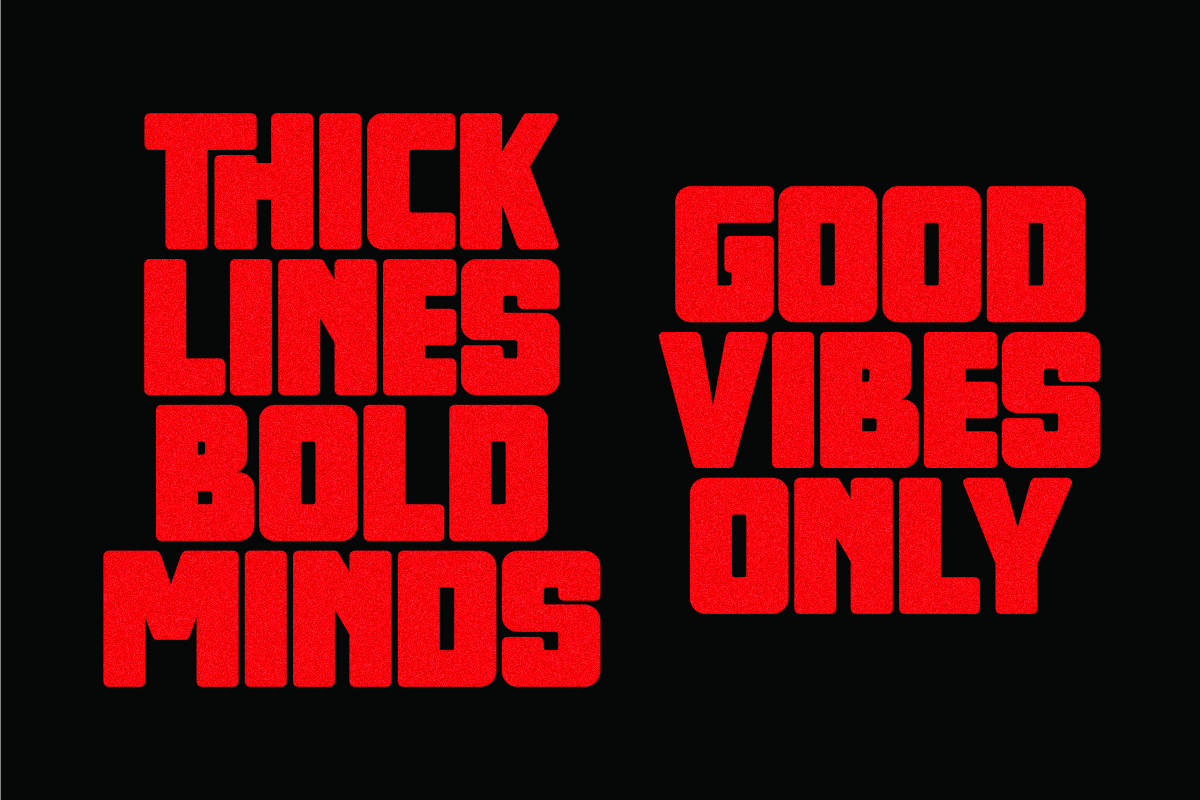 Chunky - Condensed Sans Serif, a Sans Serif Font by Pian45 Studio (Photo 4 of 8)