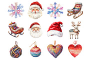 Latch Hook Yarn Faux Christmas, an Illustration by Design Market (Thumbnail 3 of 3)