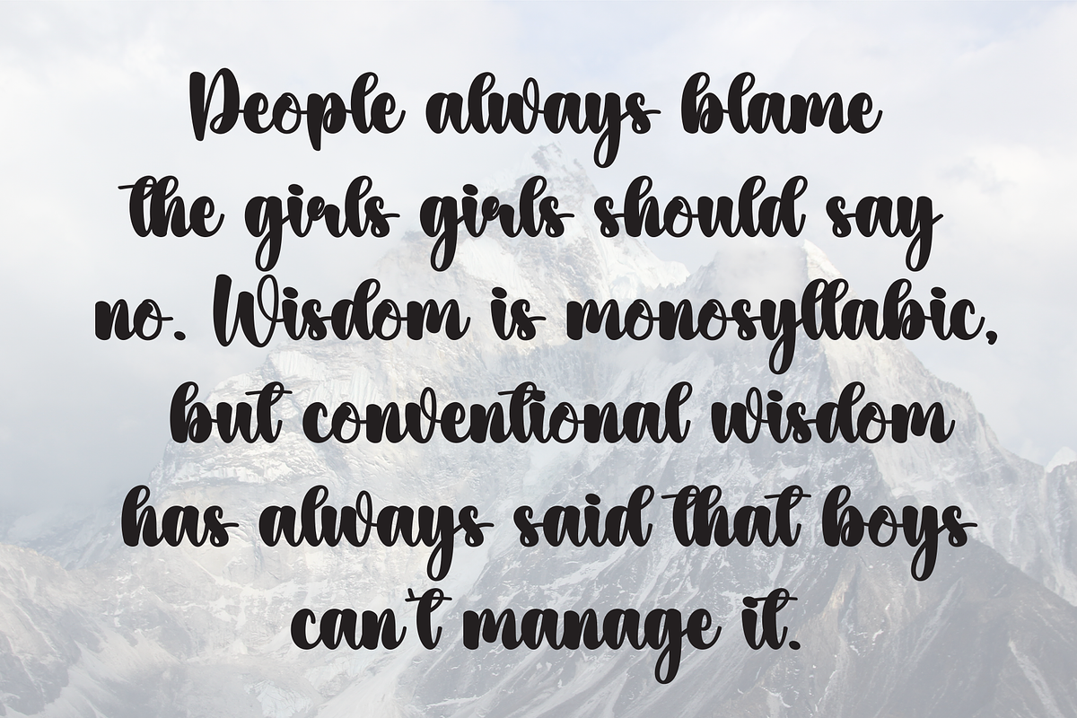 Simple Angela | Script Font, a Handwritten Font by Scratchones (Photo 6 of 9)