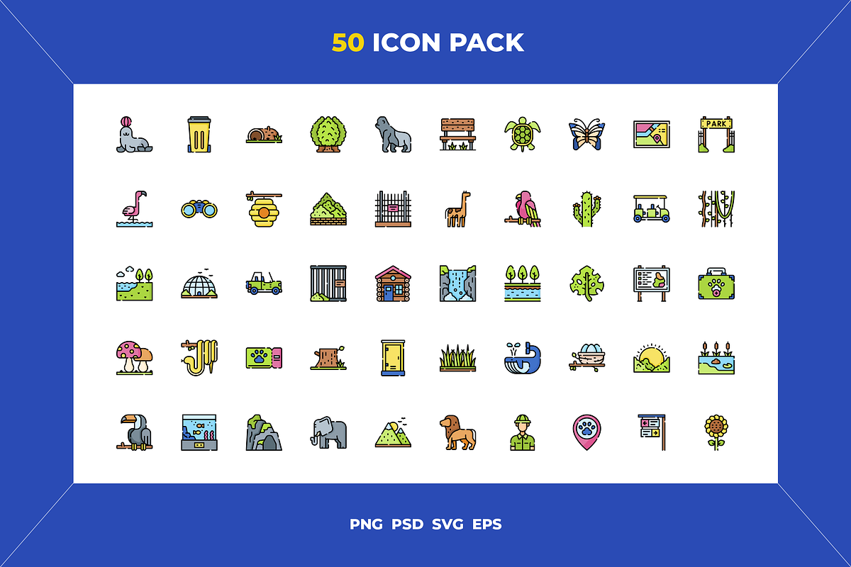 Animal and nature park icons, an Icon by Wencory (Photo 1 of 2)
